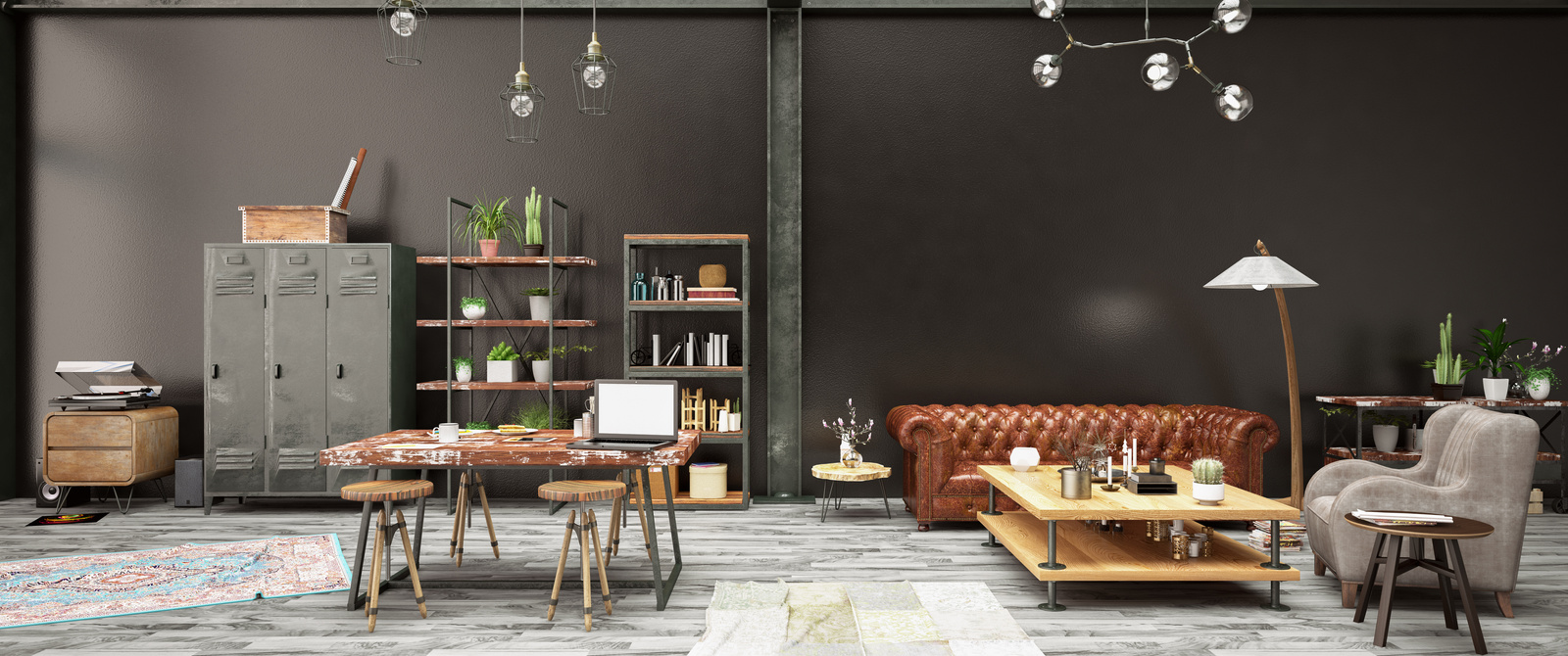 Industrial Style Loft Apartment